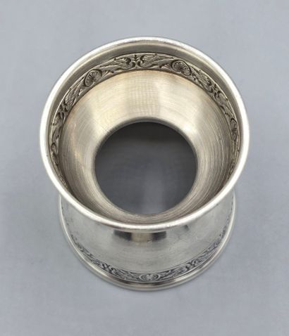 Coquetier en argent de style Empire de modèle...