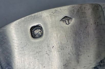 PRUDHOMME
Coquetier en argent avec large...