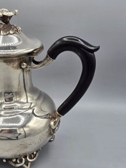 CHRISTOFLE
Cafetière en métal argenté de...