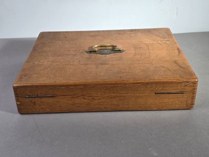 Household chest, most likely in oak, by VILLARD...