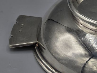 A silver-plated metal cup / display stand...