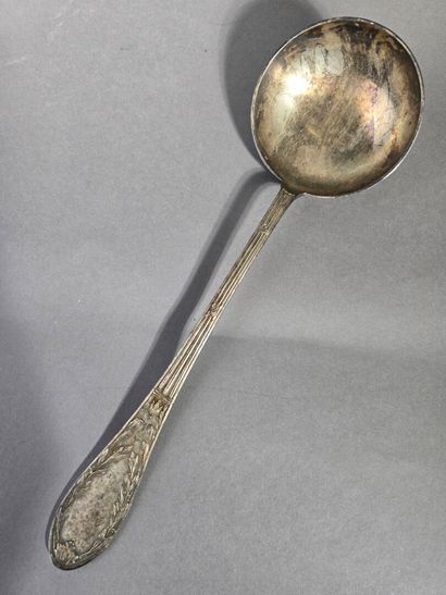 ORBRILLE
Louis XVI style silver-plated cutlery...