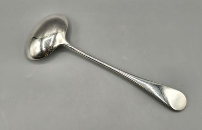 CHRISTOFLE
Silver-plated baguette-style sauce...