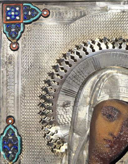 MOSCOW
Icon depicting the Virgin and Child,...