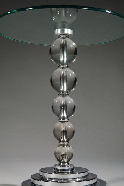 Karl SPRINGER (1931–1991)
Glass side table...