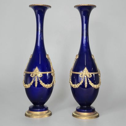 SEVRES, in the style of
Pair of long-necked...