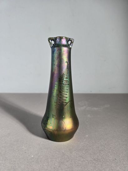 MONTIERES-AMIENS
Iridescent ceramic vase...