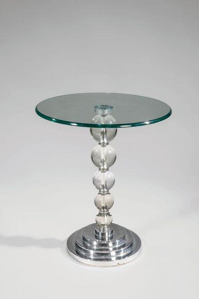 Karl SPRINGER (1931–1991)
Glass side table...