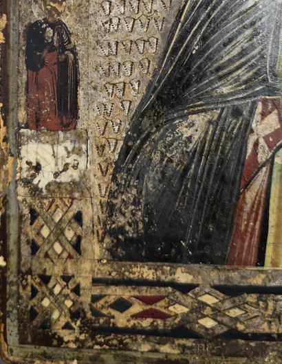 RUSSIA
Orthodox icon painted in tempera depicting...