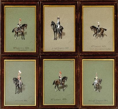19th-century English school, monogrammed...