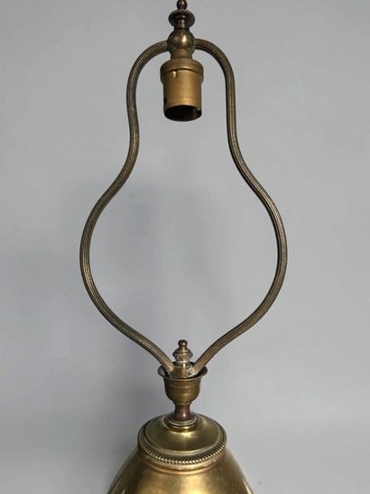 SAMARA 
Ovoid vase converted into a lamp,...