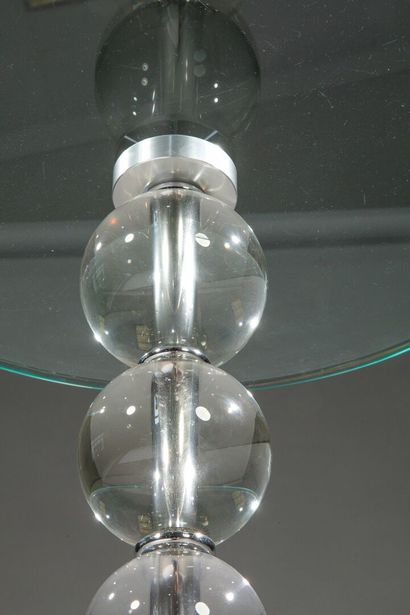 Karl SPRINGER (1931–1991)
Glass side table...
