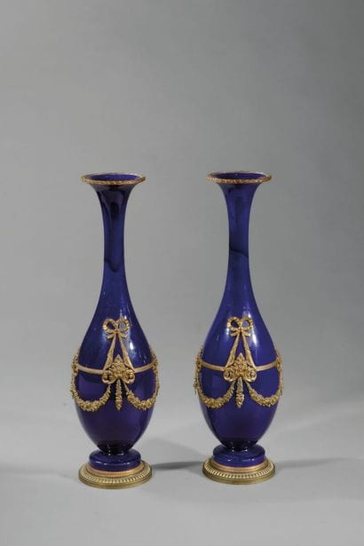 SEVRES, in the style of
Pair of long-necked...