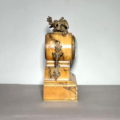 Siena yellow marble mantelpiece set consisting...