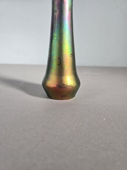 MONTIERES-AMIENS
Iridescent ceramic vase...