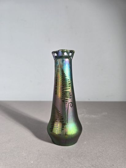MONTIERES-AMIENS
Iridescent ceramic vase...