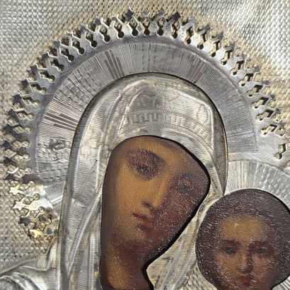 MOSCOW
Icon depicting the Virgin and Child,...
