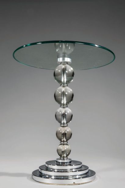 Karl SPRINGER (1931–1991)
Glass side table...