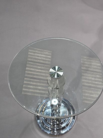 Karl SPRINGER (1931–1991)
Glass side table...