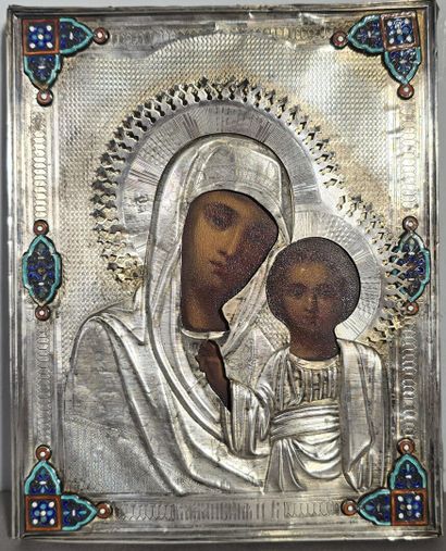 MOSCOW
Icon depicting the Virgin and Child,...