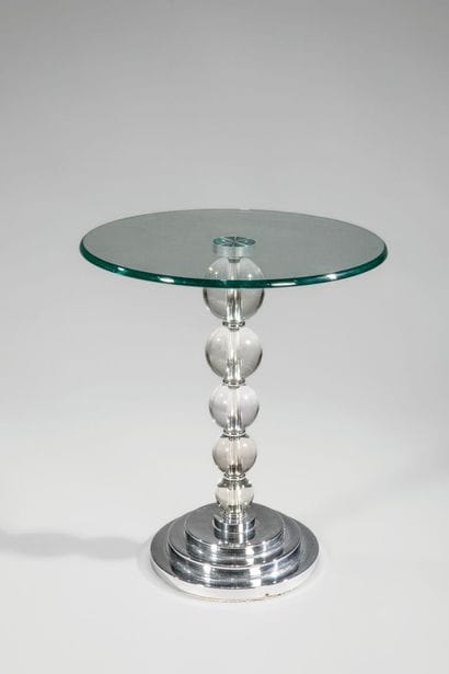 Karl SPRINGER (1931–1991)
Glass side table...