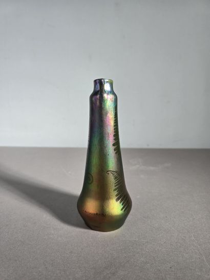 MONTIERES-AMIENS
Iridescent ceramic vase...