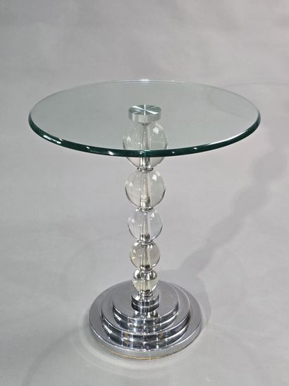 Karl SPRINGER (1931–1991)
Glass side table...