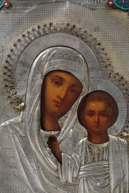 MOSCOW
Icon depicting the Virgin and Child,...
