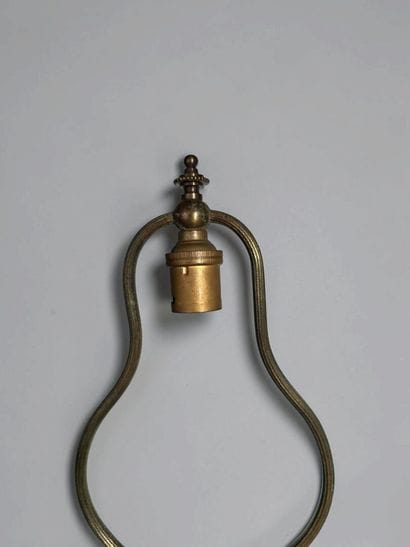 SAMARA 
Ovoid vase converted into a lamp,...