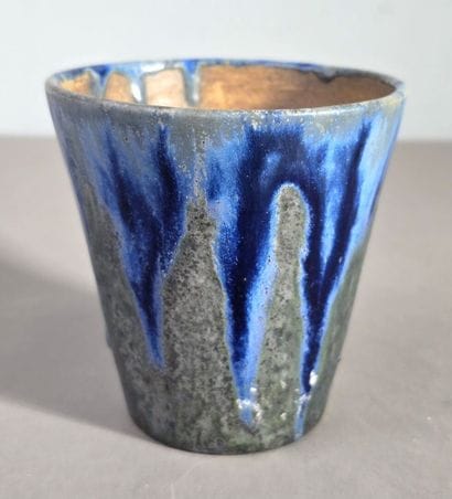 DENBAC
Pot à pinceaux (?) en céramique émaillée...
