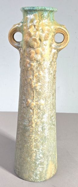 PIERREFONDS
Vase rouleau en céramique émaillée...