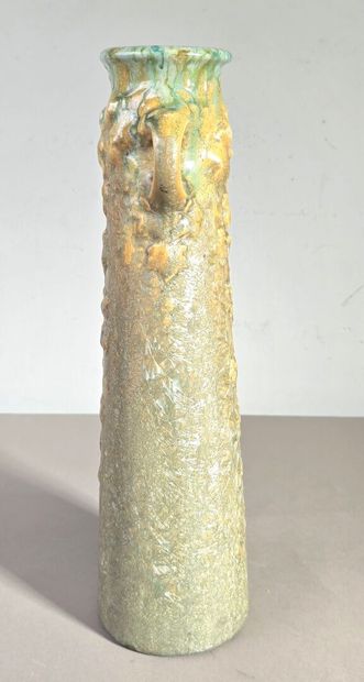 PIERREFONDS
Vase rouleau en céramique émaillée...