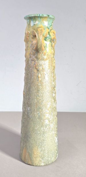 PIERREFONDS
Vase rouleau en céramique émaillée...