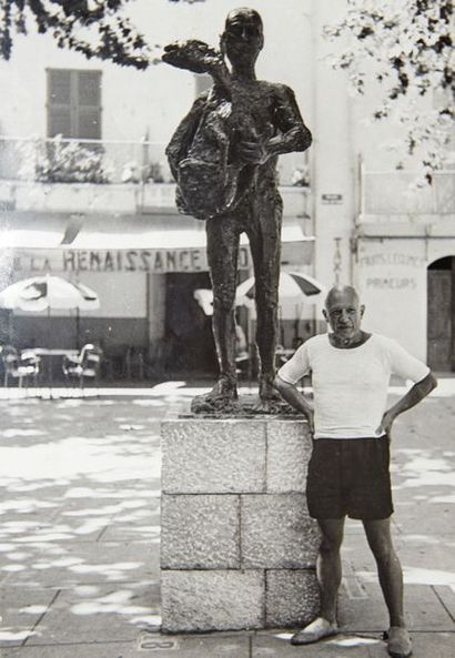 PICASSO - YVROUD (L.).
Portrait de Picasso...