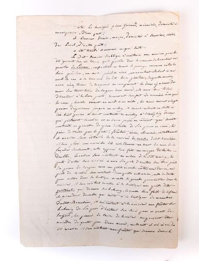 Actes notariés.
Lot de 14 lettres manuscrites...