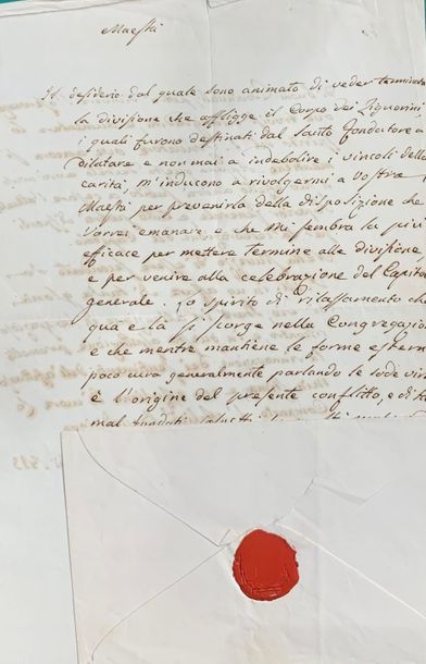 PAPE PIE IX (1792-1878). L.A.S adressée au...