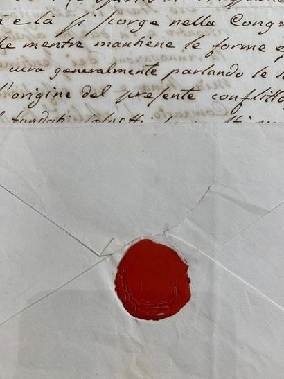 PAPE PIE IX (1792-1878). L.A.S adressée au...