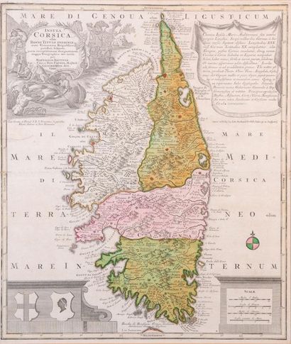 Georg Matthaüs SEUTTER (1678 - 1757)
Carte...