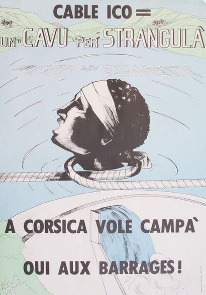Lot de 13 affiches politico-ecolo des années...