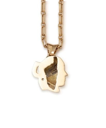 Pendentif en or deux tons 18K (750/1000)...