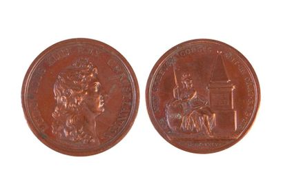 Médaille en bronze de l'érection de la Pyramide...