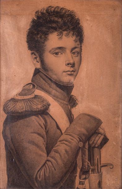 Ecole française du XIXe siècle. 
« Portraits...