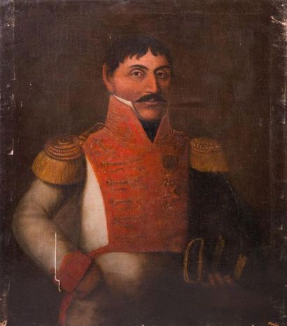Ecole Italienne du début du XIXème siècle
Portrait...