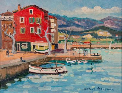 Jacques BOUYSSOU (1926-1997)
Saint Florent.
Huile...