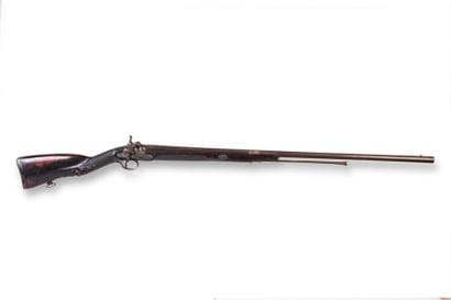 Fusil de chasse espagnol un coup à percussion....
