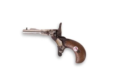 Petit pistolet de cycliste un coup calibre...