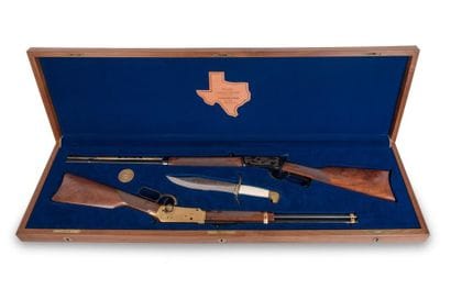 Coffret commémoratif WINCHESTER Texas Sesquicentennial...