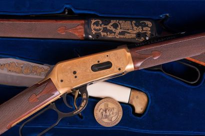 Coffret commémoratif WINCHESTER Texas Sesquicentennial...