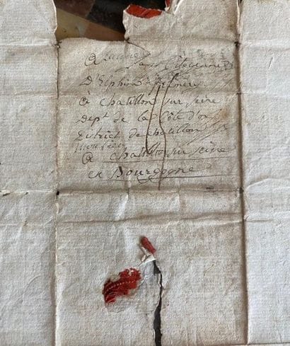 Elisa Bonaparte (1777-1820).
L.A.S. 