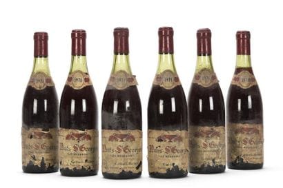 6 bouteilles NUITS-MEURGERS (1er Cru) 1 à...